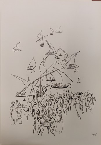 Lot 350 - Carybé, Mestres do Desenho: a folio of 15...