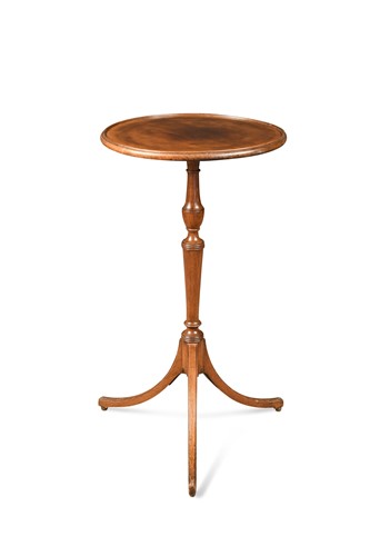 Lot 584 - A circular mahogany tripod table, 19th century