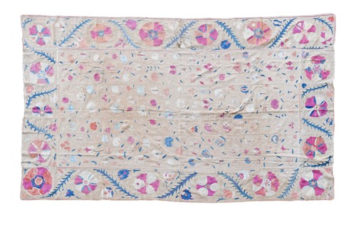 Lot 402 - An embroidered Susani panel