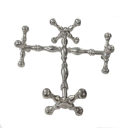 Lot 445 - A pair of William IV silver knife rests
