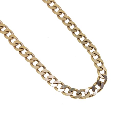 Lot 151 - A 9ct gold curb chain