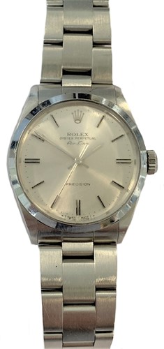 Lot 407 - Rolex - A steel 'Oyster Perpetual Air King' wristwatch
