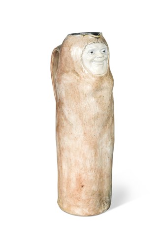 Lot 39 - Robert Wallace Martin for Martin Brothers, a stoneware 'Eskimo' jug, circa 1910