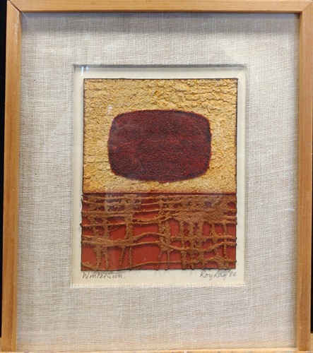Lot 322 - Roy Ray Winter Sun signed and dated 86 lower...