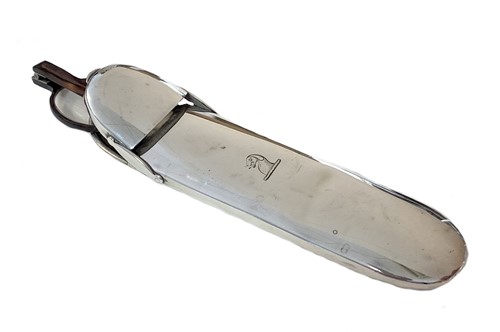 Lot 440 - A Victorian silver pocket spectacle case, mark of George Unite