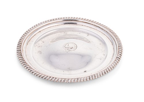 Lot 693 - Edinburgh - A George IV silver wine funnel stand