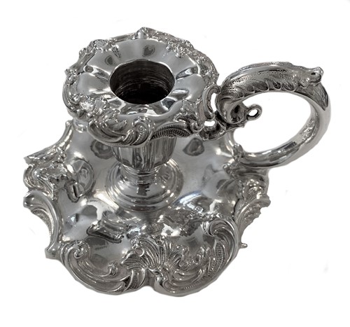 Lot 451 - A Victorian silver child's chamberstick
