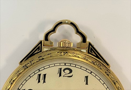Lot 351 - Unsigned - An 18ct gold open faced dress pocket watch