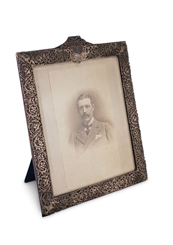 Lot 687 - Chester - A Victorian silver easel backed photograph frame