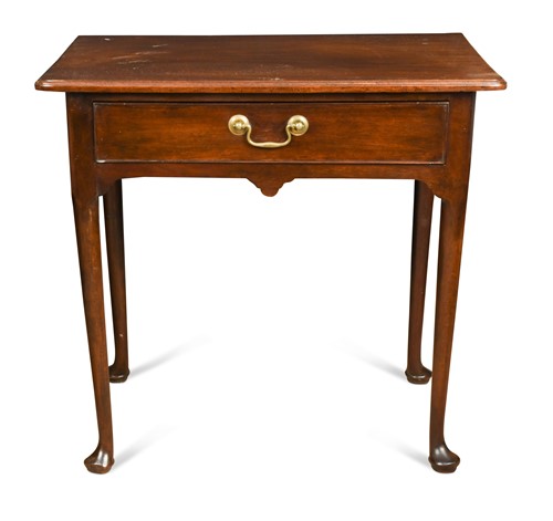 Lot 441 - A George III mahogany side table