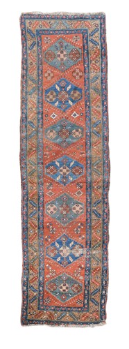 Lot 339 - Antique heriz runner, circa 1900 384 x 101cm