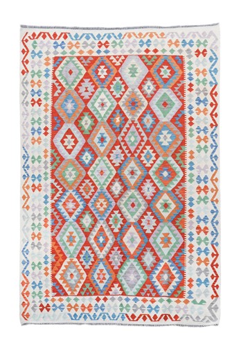 Lot 384 - A modern kilim of Anitolian design 302 x 200cm