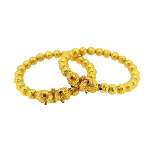 Lot 184 - Two Asian bangles