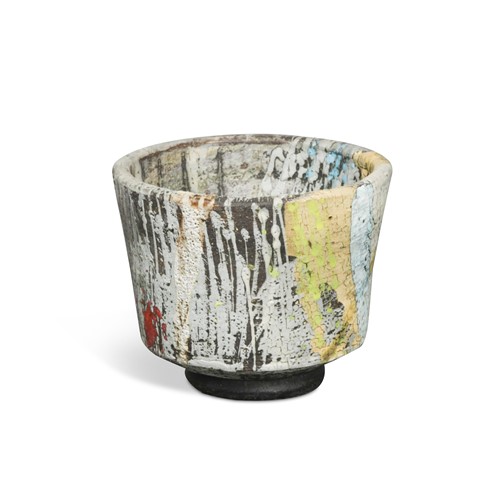 Lot 95 - Sam Hall (1967-), New Year, a footed stoneware bowl, 2005