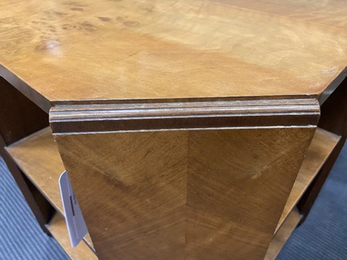 Lot 245 - A Heal's Art Deco walnut book table