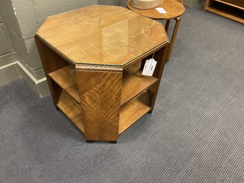 Lot 245 - A Heal's Art Deco walnut book table