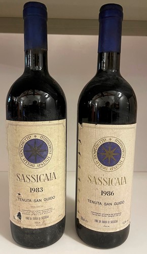 Lot 706 - Sassicaia Tenuta San Guido 1983 and 1986