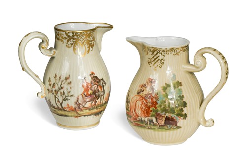 Lot 477 - A Meissen Marcolini period cream jug