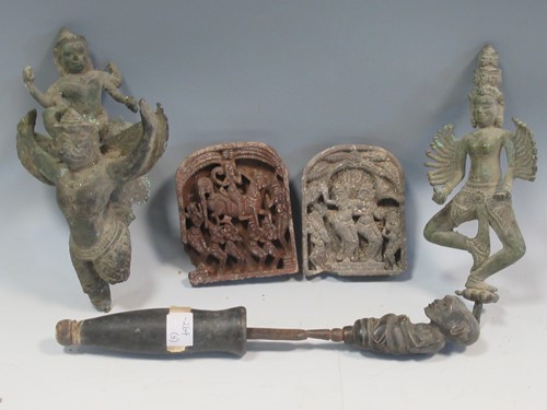 Lot 162 - Two Thai bronze figures
