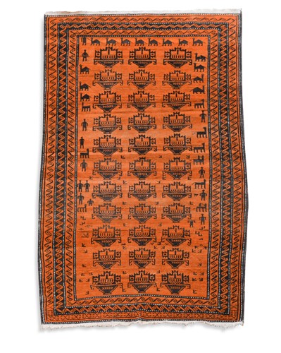 Lot 642 - A Tribal Belouchi rug, 20th century