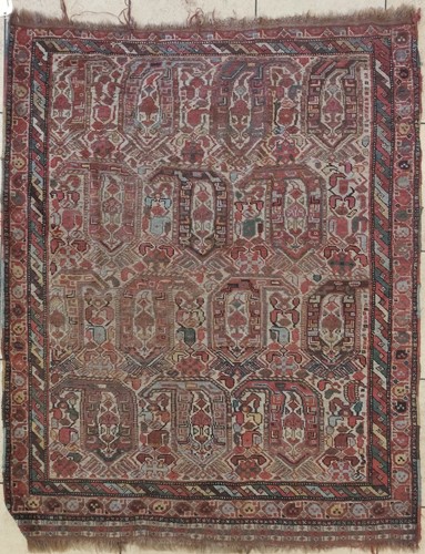Lot 622 - A Caucasian wool rug, early 20th century