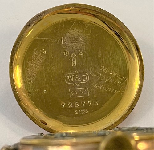 Lot 406 - Rolex - An early 20th century 9ct gold wristwatch