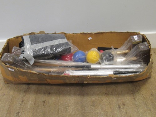 Lot 597 - An unused Uber Games croquet set