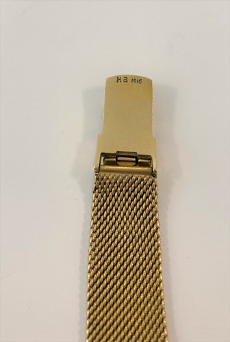 Lot 413 - Universal, Genève - A gold plated 'Polerouter' wristwatch on a later bracelet stamped 14K