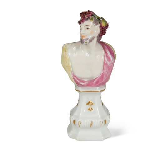 Lot 515 - A Chelsea porcelain busto emblematic of Autumn, circa 1765-69