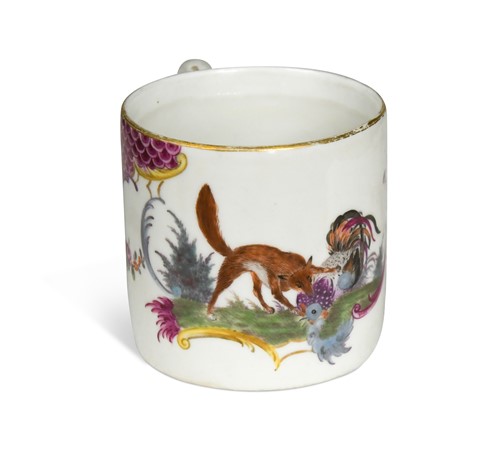 Lot 475 - A Meissen coffee can, circa 1770