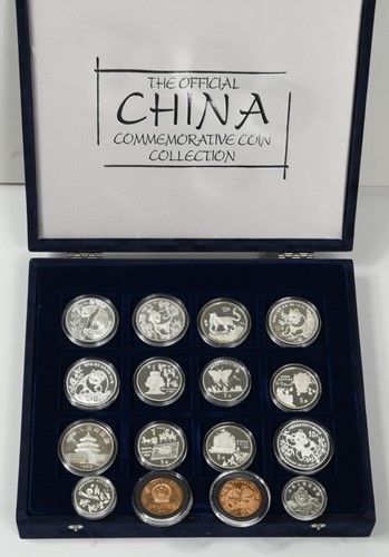 Lot 44 - China, 'Official Silver Coins Collection' : 6...