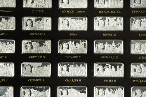 Lot 23 - A '1000 Years of British Monarchy' Sterling...