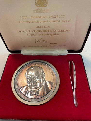 Lot 8 - 'The Churchill Centenary Picture Medal' a...