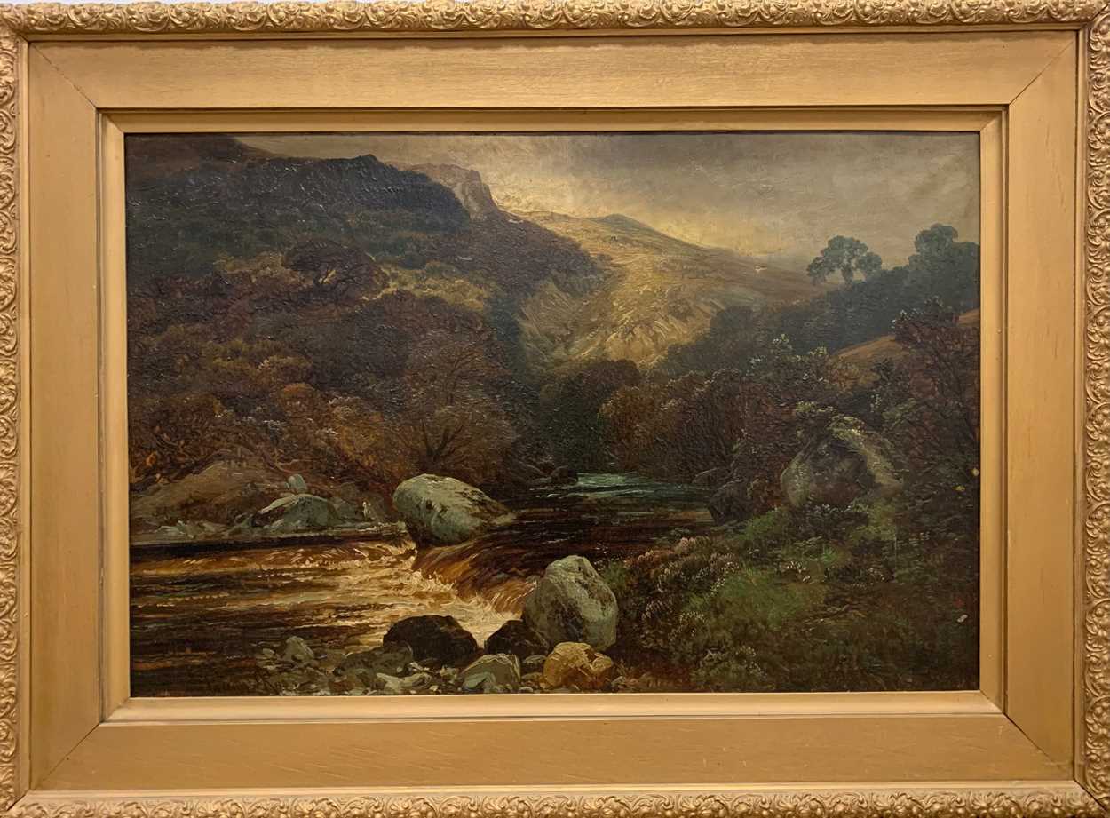 Lot 294 - Clarence Roe (1850-1909) The River Strid,...