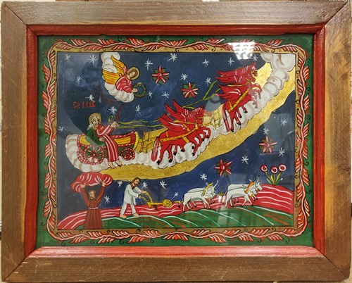 Lot 358 - Five framed pictures.