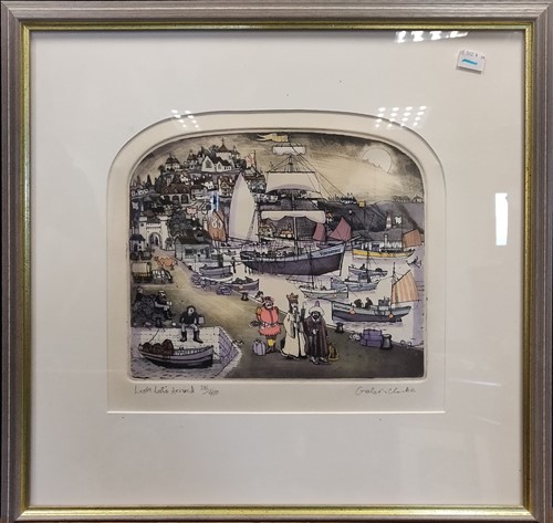 Lot 328 - Graham Clarke, (b.1941), two arched top...