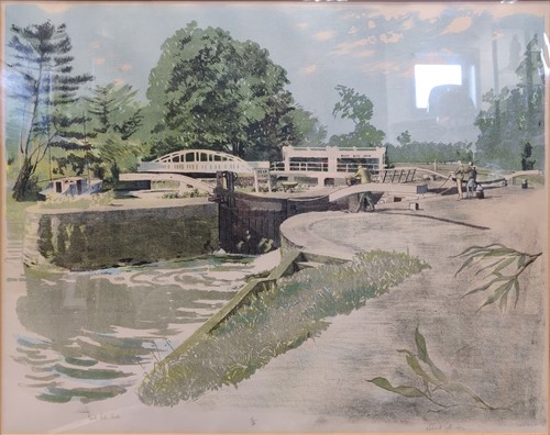 Lot 359 - Richard Sell, Baits Bite Lock, lithograph no....