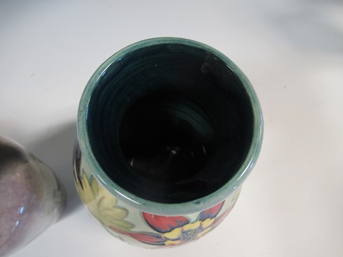 Lot 15 - Three modern Moorcroft vases, including one...