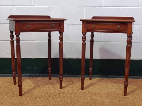 Lot 509 - A pair of Reproduction Regency style lamp...