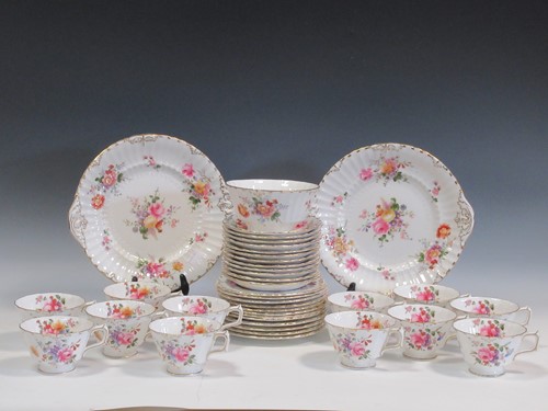 Lot 43 - Royal Crown Derby 12 setting tea service, and...