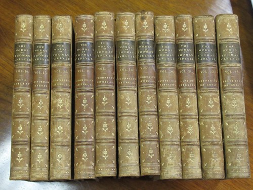 Lot 205 - Books. Carlyle's Woks, c.1900, 37 vols., 12mo,...