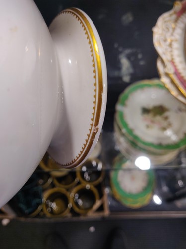 Lot 101 - Copeland pink and blue rimmed tea service,...