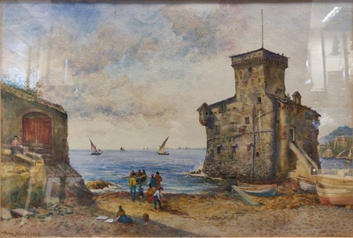 Lot 372 - James Hume Nisbet (Scottish, 1849-1923)...
