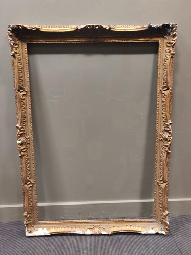 Lot 435 - Two large gilt frames, 109 x 149 and 118 x...
