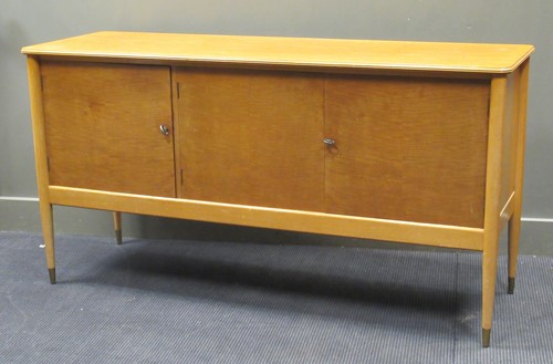 Lot 572 - A mid-century sideboard, the rectangular top...
