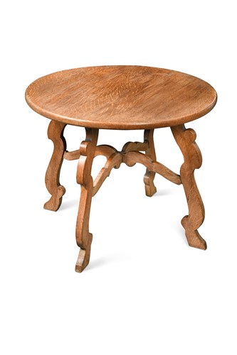 Lot 217 - An Art Deco bleached oak occasional table in the manner of Maison Jansen, circa 1930