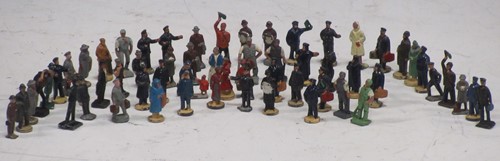 Lot 87 - Large collection of Dublo (00) scale painted...