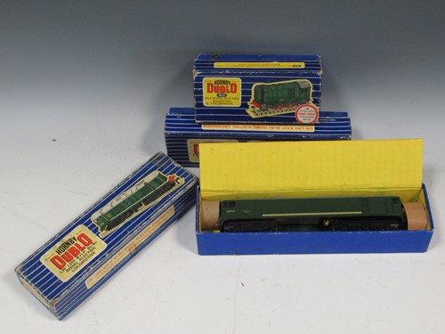 Lot 113 - Four Hornby Dublo diesel-electric locomotives:...