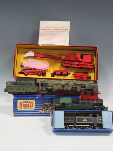Lot 112 - Hornby Dublo EDL17 & EDL18 tank locos, boxed;...
