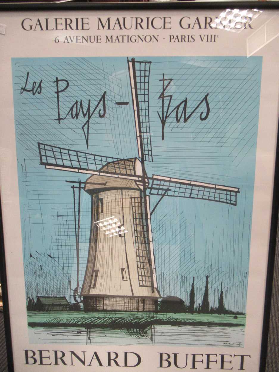Lot 190 - Two framed Bernard Buffet posters, 1984 and...